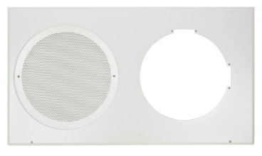 BP-700(LOW) GRILLE-CLOCK/SPEAKER, STEEL, SURFACE, 26IN L X 14.5IN H, WHITE