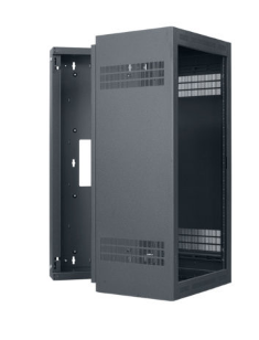 LWR-2419 RACK-SECTIONAL WALL MOUNT-24U, 19IN DEEP, 1PR ADJ RAILS, BLACK