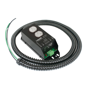 RPC-20-SHW REMOTE POWER CONTROL-20A, 1 DUPLEX OUTLET, 6FT FLEX CONDUIT, SURGE PROTECTION