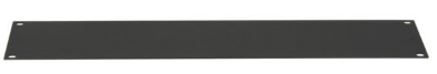 SEFP-2 RACK PANEL-BLANK-2U, 14-GAUGE FLAT STEEL, BLACK