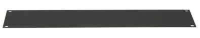 SEFP-3 RACK PANEL-BLANK-3U, 14-GAUGE FLAT STEEL, BLACK