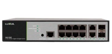 XMS-1208P 12-PORT/8 POE+ GIGABIT MANAGED SWITCH