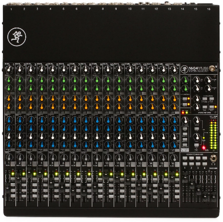 1604VLZ4 16CH COMPACT 4-BUS MIXER WITH HIGH-HEADROOM, LOW-NOISE DESIGN AND 3-BAND EQ