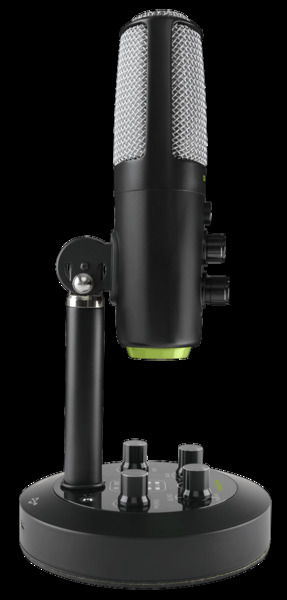 CHROMIUM CHROMIUM PREMIUM USB CONDENSER MICROPHONE WITH BUILT-IN 2-CHANNEL MIXER