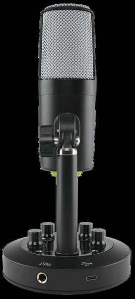 CHROMIUM CHROMIUM PREMIUM USB CONDENSER MICROPHONE WITH BUILT-IN 2-CHANNEL MIXER