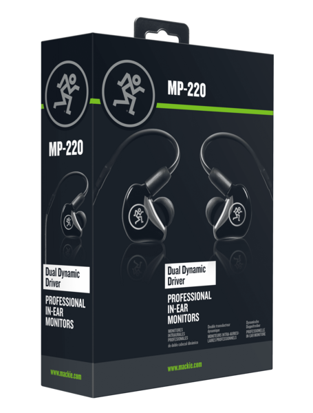 MP-220 DUAL DYNAMIC DRIVER PROFESSIONAL IN-EAR MONITORS