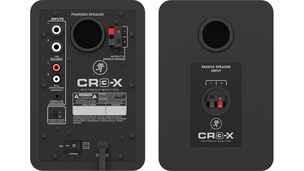 CR3-X 3" MULTIMEDIA MONITORS (PAIR) , 50W AMPLIFIER