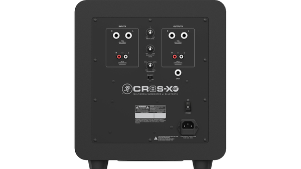 CR8S-XBT 8" MULTIMEDIA SUBWOOFER WITH BLUETOOTH®
 AND CRDV