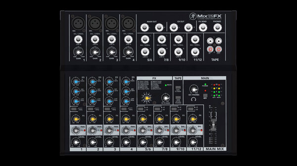 MIX12FX 12-CHANNEL COMPACT MIXER W/ FX