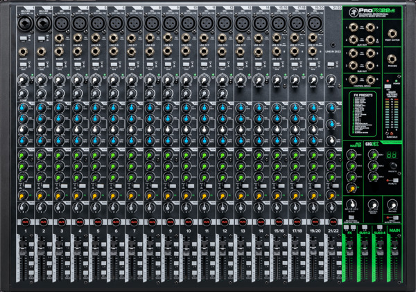 PROFX22V3 22 CHANNEL 4-BUS PROFESSIONAL EFFECTS MIXER WITH USB