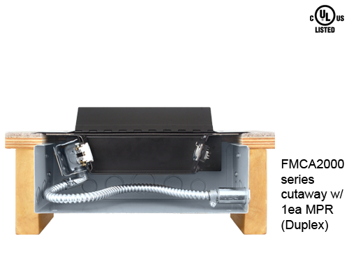 MPR MODULINE INSERT PANELS - DUPLEX POWER PROVISION FOR FMCA SERIES