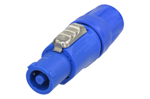 WHI-NAC3FCA CONNECTOR - POWERCON 20A- NEUTRIK, POWER IN, INLINE, (BLUE)