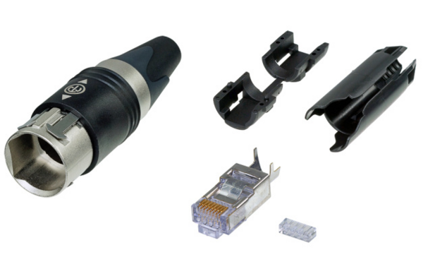 WHI-NE8MC6-MO CONNECTOR - RJ45, CAT6, INLINE, SHIELDED, ETHERCON, NEUTRIK