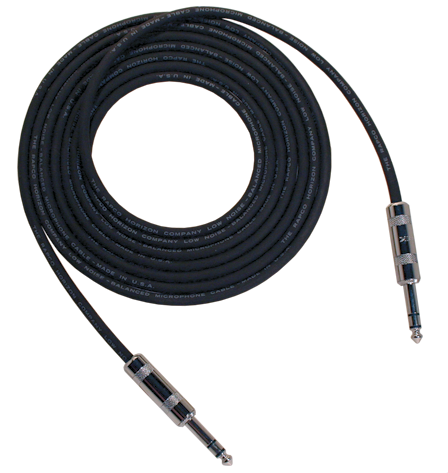 BLC-2 Black cable (2) 1/4 inch stereo male