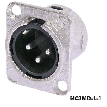 NC3MDL-1 PROCO SOUND PLATEWORKS - MALE LATCHING XLR