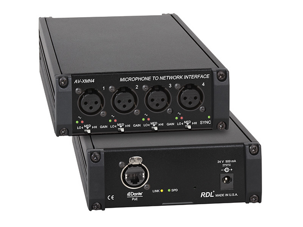 AV-XMN4 MICROPHONE TO NETWORK INTERFACE - DANTE