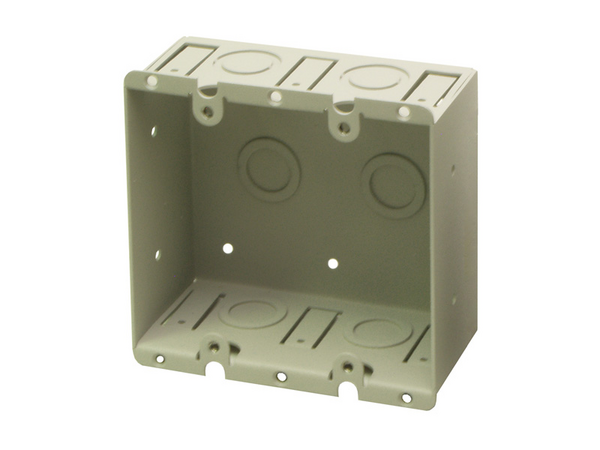 WB-2U UNIVERSAL WALL BOX - DOUBLE - MOUNTS RDL REMOTES
