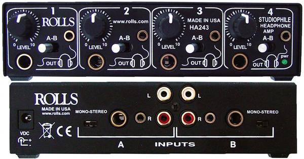 HA243 4 CH STUDIOPHILE HEADPHONE AMP