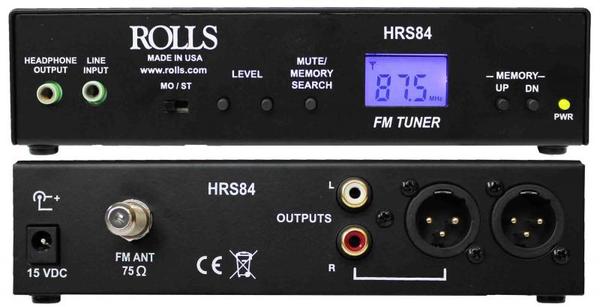 HRS84 DIGITAL FM TUNER WITH XLR OUTPUTS