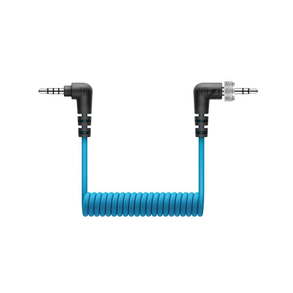XSW-D MOBILE CABLE LOCKING 3.5 MM TRS TO TRRS COILED CABLE (WITH DAMPING) OPTIMIZED FOR XS WIRELESS DIGITAL PORTABLE