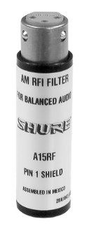A15RF RF FILTER, XLR IN/OUT, PASSES PHANTOM POWER