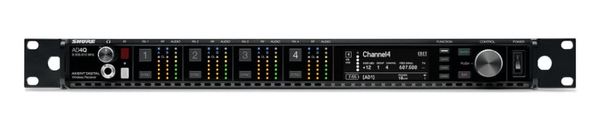 AD4QNP=-A FOUR--CHANNEL RECEIVER. INCLUDES LOCKING POWER AND JUMPER CABLES, RACKMOUNT KIT, AND USER GUIDE.