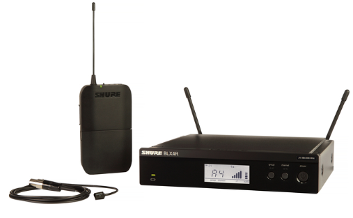 BLX14R/W93-H9 BLX WIRELESS LAPEL SYSTEM WITH BLX4R RECEIVER, BLX1 BODYPACK, & WL93 SUBMINIATURE LAPEL MIC