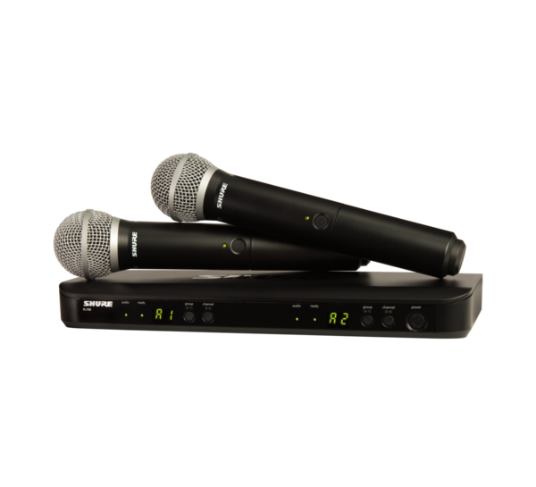 BLX288/PG58-H11 WIRELESS DUAL VOCAL SYSTEM WITH TWO PG58 HANDHELD TRANSMITTERS, H11