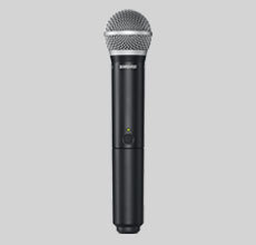 BLX24/PG58-H9 BLX WIRELESS VOCAL HANDHELD SYSTEM WITH BLX4 RECEIVER, & BLX2/PG58 HANDHELD PG 58 MICROPHONE