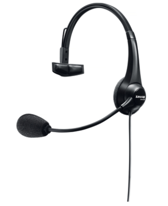 BRH31M-NXLR4M LIGHTWEIGHT SINGLE-SIDED BROADCAST HEADSET WITH NEUTRIK 4-PIN XLR CABLE