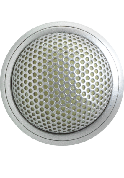 MX395AL/C BRUSHED ALUMINUM LOW PROFILE BOUNDARY MIC, CARDIOID, 3-PIN XLR