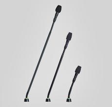 MX415LP/C BLACK 15" SHOCK-MOUNTED GOOSENECK MICROPHONE, CARDIOID, LESS PREAMPLIFIER, BI-COLOR LIGHT RING