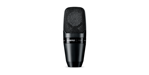 PGA27-LC LARGE-DIAPHRAGM SIDE-ADDRESS CARDIOID CONDENSER MIC WITH SHOCK-MOUNT AND CARRYING CASE - LESS CABLE