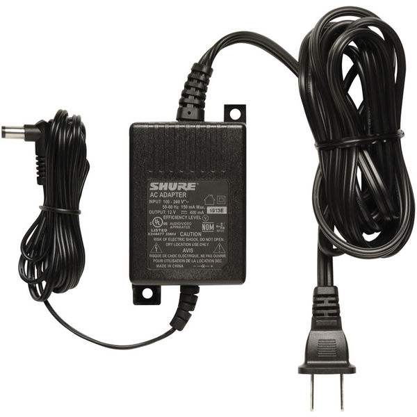 PS24US SHURE REPLACEMENT POWER SUPPLY FOR WIRELESS RECEIVERS AND DEVICES