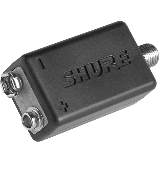 PS9US 9-VOLT BATTERY ELIMINATOR FOR SELECTED SHURE BODYPACKS