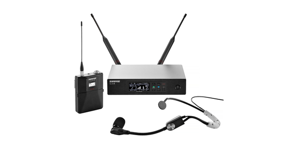 QLXD14/SM35-V50 QLX-D HEADWORN WIRELESS KIT WITH QLXD4, QLXD1 BODYPACK, & SM35 HEADSET CONDENSER MIC