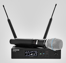 QLXD24/B87A-X52 QLX-D DIGITAL WIRELESS HANDHELD KIT WITH QLXD4, & QLXD2/B87A BETA 87A WIRELESS HANDHELD MIC