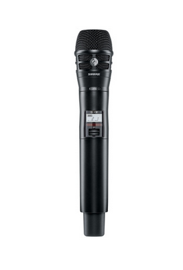 QLXD2/K8B=-G50 QLX-D DIGITAL HANDHELD WIRELESS TRANSMITTER WITH BLACK KSM8 MIC / HANDHELD MIC COMPONENT ONLY