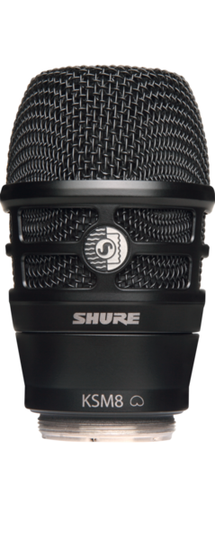 RPW174 BLACK KSM8 WIRELESS CAPSULE FOR SHURE TRANSMITTERS