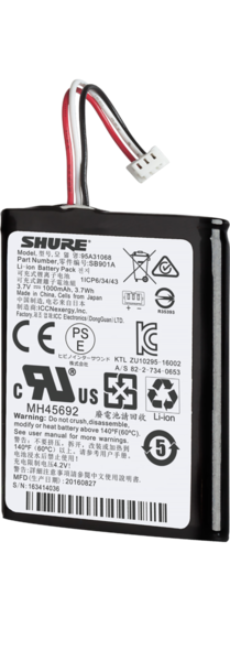 SB901A REPLACEMENT RECHARGEABLE LITHIUM-ION BATTERY FOR MICROFLEX WIRELESS