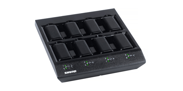 SBC800-US 8-BAY SHURE BATTERY CHARGER (BATTERIES ONLY)