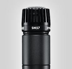 SM57-LC CARDIOID DYNAMIC INSTRUMENT MICROPHONE (CAN BE USED FOR VOCAL) HANDHELD OR MOUNTABLE FOR INSTRUMENTS