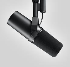 SM7B CARDIOID DYNAMIC STUDIO VOCAL MICROPHONE, INCLUDES MOUNTING BRACKET, BLACK, 3PIN XLR CONNECTOR