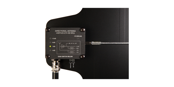 UA874XA ACTIVE DIRECTIONAL ANTENNA WITH GAIN SWITCH.  (902-960 MHZ)