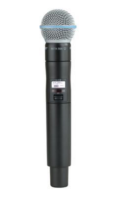 ULXD2/B58=-X52 ULX-D DIGITAL WIRELESS HANDHELD TRANSMITTER WITH BETA 58A® MICROPHONE / HANDHELD MIC COMPONENT ONLY