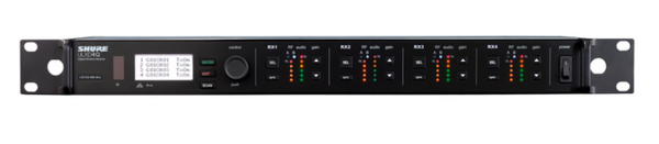 ULXD4Q=-J50A ULX-D DIGITAL QUAD 4-CHANNEL WIRELESS RACKMOUNT RECEIVER / 1RU / RECEIVER COMPONENT ONLY