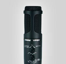 VP88 M-S STEREO MICROPHONE WITH INTERNAL MATRIX, BATTERY INCLUDED