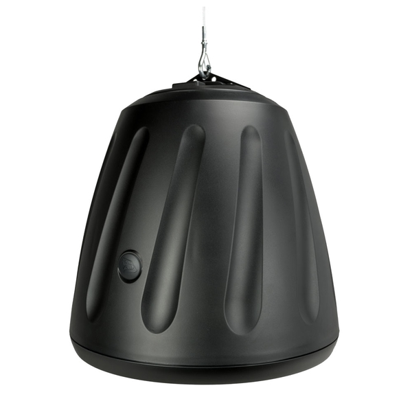 HP890I-BK 8" COAX PENDANT SPEAKER, BLACK, SWITCH FOR 25,70, 100VOLT WITH 8OHM BYPASS