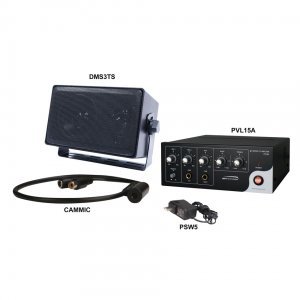 2WAK2 TWO-WAY AUDIO KIT FOR DVR'S WITH PVL15A AMPLIFIER