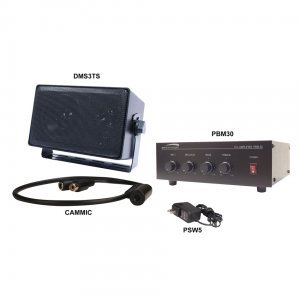 2WAK3 TWO-WAY AUDIO KIT FOR DVR'S WITH PBM30 AMPLIFIER